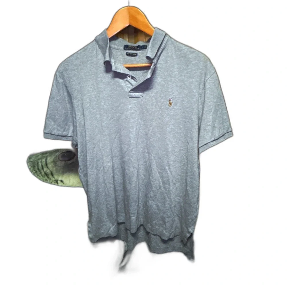 Polo Ralph Lauren Men's Polo Shirt Large Gray